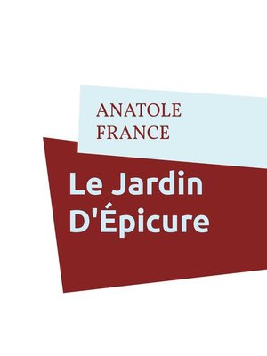 cover image of Le Jardin D'Épicure